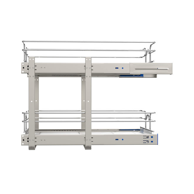 Rev-A-Shelf Two-Tier Pull-Out Organizer with Soft-Close Slides - 17.75 x 19 x 22-in