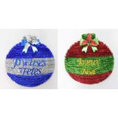 Holiday Living Wreath Christmas Ball - Wish in French