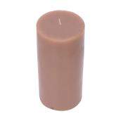 Bougie pilier, 3" x 7", Garden Party, taupe