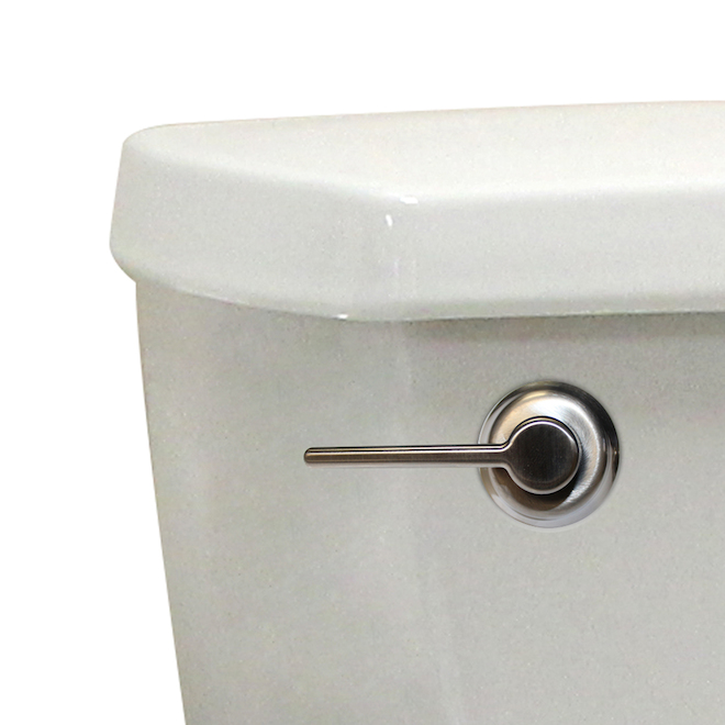 Korky Heavy-Duty Toilet Flush Lever - Universal - Brushed Nickel Finish - Metal - 8-in L