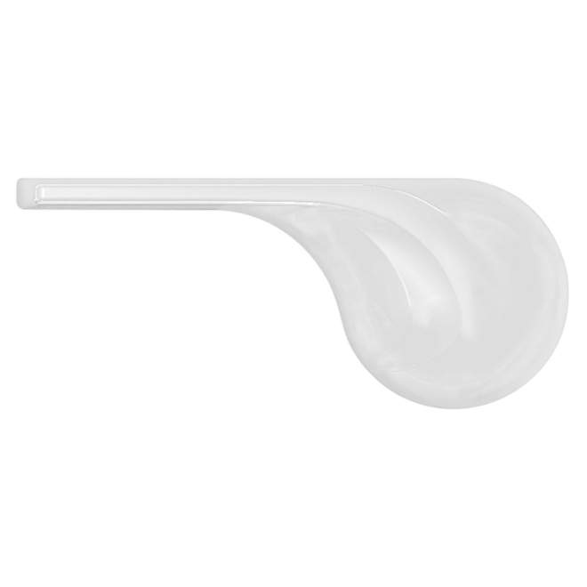 Korky Strongarm White Wave-Shaped Toilet Tank Lever