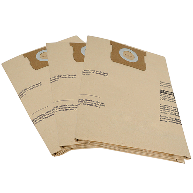 3 sacs à poussière de rechange pour aspirateur à usage général Sac de  collecte de poussière