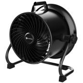 Ventilateur métallique noir Utilitech pour intérieur 10 po 3 vitesses