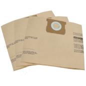 VALU+ 4/8-Gallon Wet/Dry Vacuum Brown Paper Filter Bags - 3/Pack