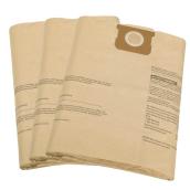 Sacs VALU+ pour aspirateurs 15 à 22 gal, papier brun, paquet de 3