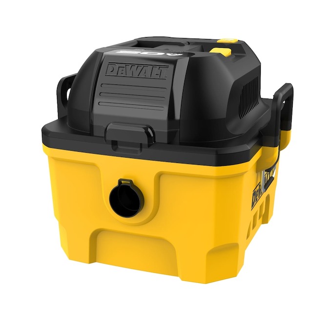 DEWALT Wet and Dry Vacuum Cordless 6-gal 4 HP on Wheel-Mounted Cart