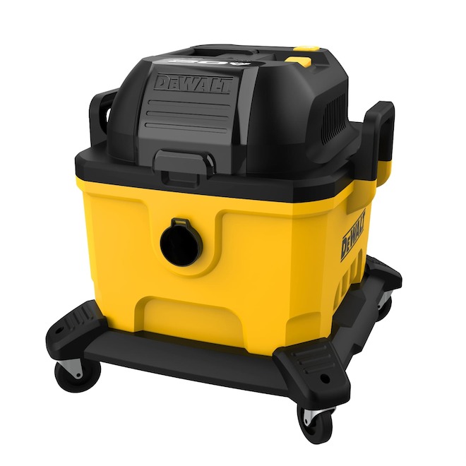 DEWALT Wet/Dry Vacuum 9-gal 4 HP Dual Power Design with Wheel-Mounted Cart