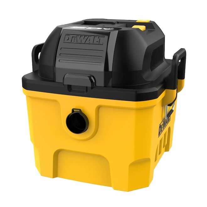 DEWALT Wet/Dry Vacuum 9-gal 4 HP Dual Power Design with Wheel-Mounted Cart