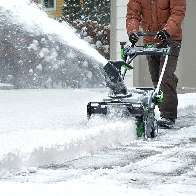 EGO Power+ Peak Power Snowblower with Steel Auger - 56 V - Brushless Motor - 21-in (Battery & Charger Included)