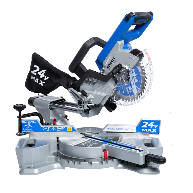 Kobalt Miter Saw Cordless 24V Max 1/4-in 5100 RPM Bare Tool without  Battery RONA