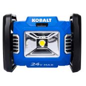 Kobalt LED Rechargeable Portable Work Light - 2000 lm - 24 V - Bare Tool without Battery