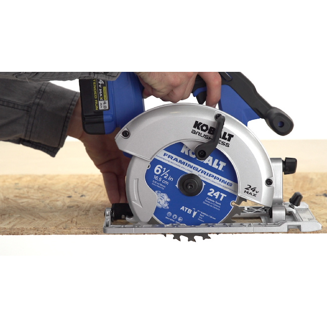 Kobalt 24-V Max Cordless Circular Saw 1/2-in Blade Brushless Motor  Bare Tool without Battery RONA
