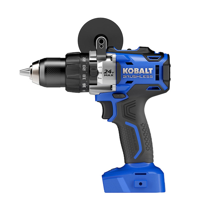 Kobalt 24 V Max Cordless Hammer Drill - Variable Speed - Brushless Motor - Bare Tool without Battery