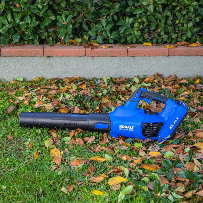 Kobalt 24V Lithium Ion 500 CFM Brushless Cordless Electric Leaf Blower - Battery and Charger Included