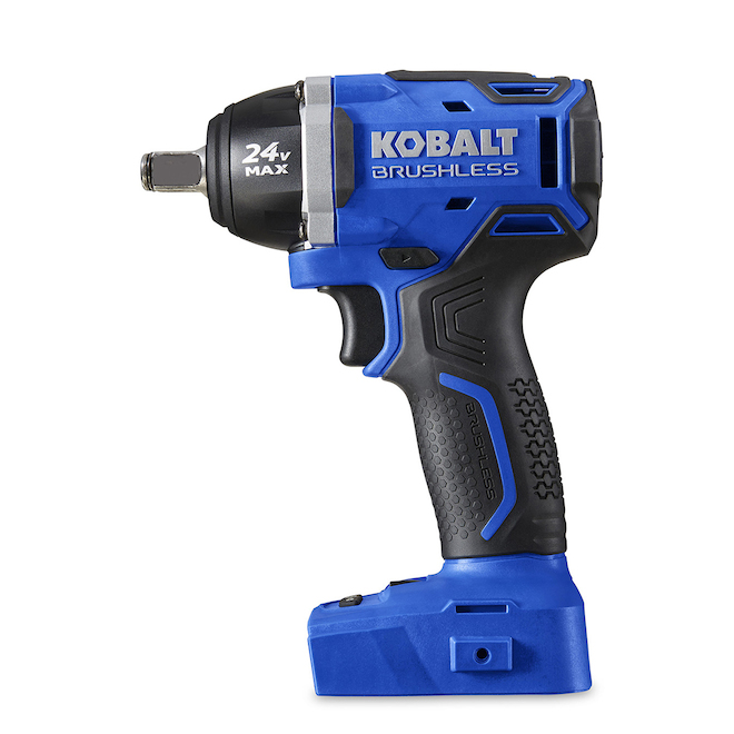 Kobalt 24-V Max Cordless Impact Wrench - 1/2-in - Black and Blue