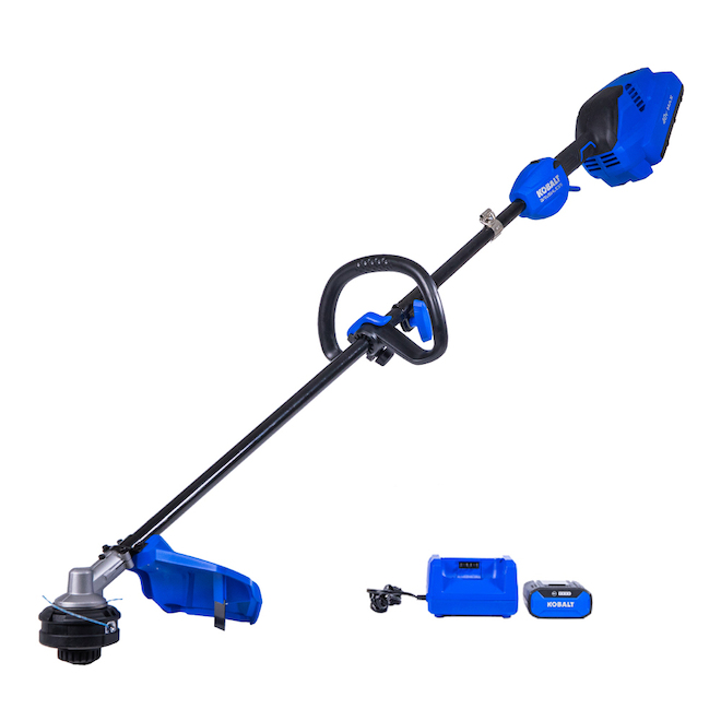 Kobalt 40 V Max Cordless String Trimmer - Black and Blue with Battery and Charger
