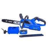 Kobalt 40 V Max Electric Cordless Chainsaw with Battery and Charger