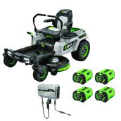 EGO Electric Zero Turn Riding Lawn Tractor 42-in Battery and Charger Included