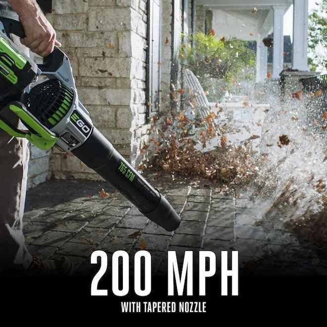 EGO POWER+ 56V 765 CFM Cordless Brushless Leaf Blower - Battery and Charger Included