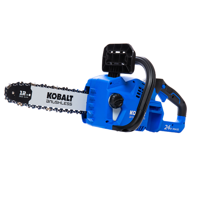 Kobalt 12-in Cordless Brushless Electric Chainsaw Tool Battery Non Included