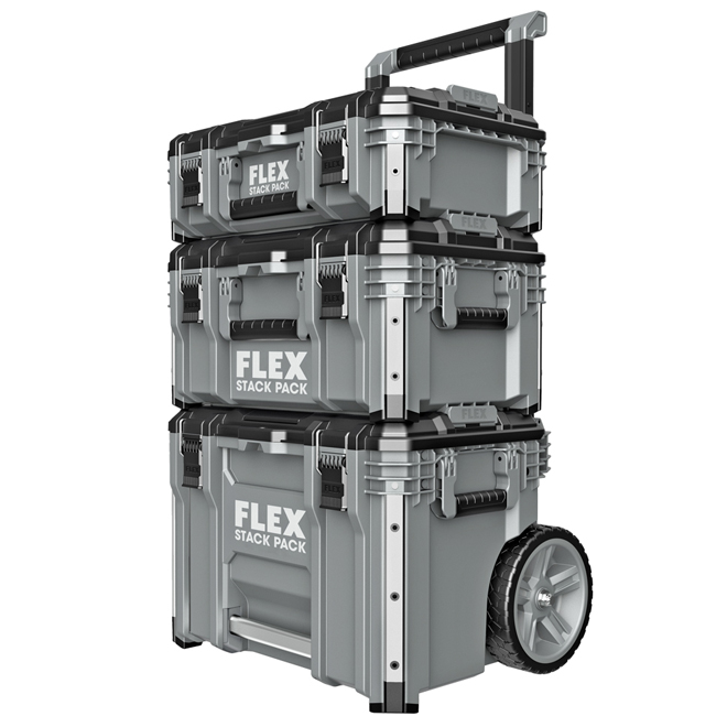 FLEX Stack Pack 3-Piece Storage System