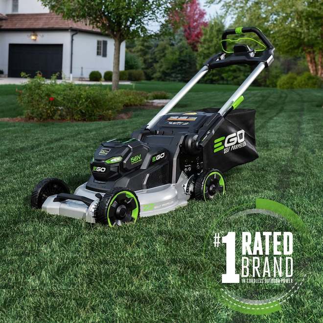 EGO POWER+ 22-in 10 Ah 56 V Brushless Self-Propelled Cordless Lawn Mower - Battery and Charger Included