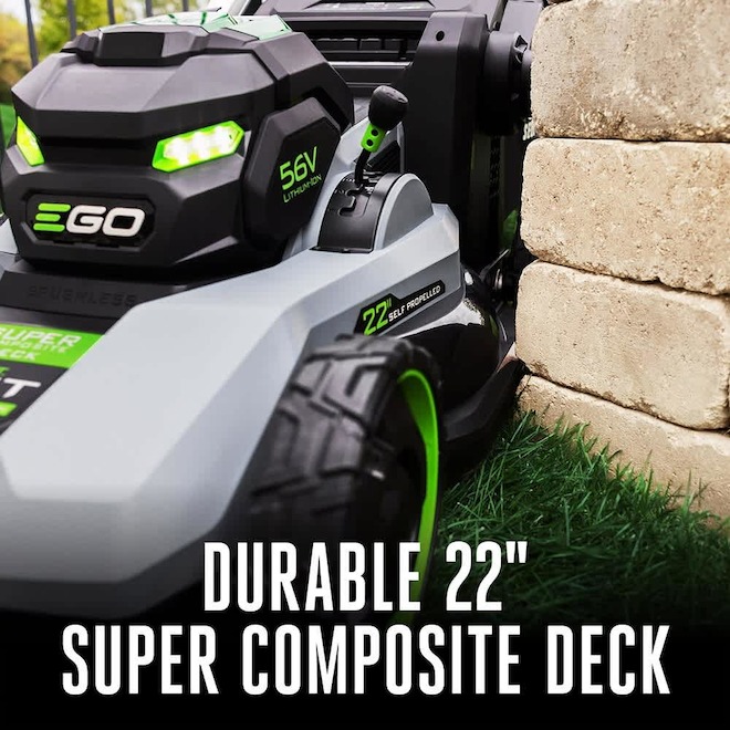 EGO POWER+ 56V Select Cut XP Brushless Cordless 22-in Self-Propelled Lawn Mower with 10.0Ah Battery