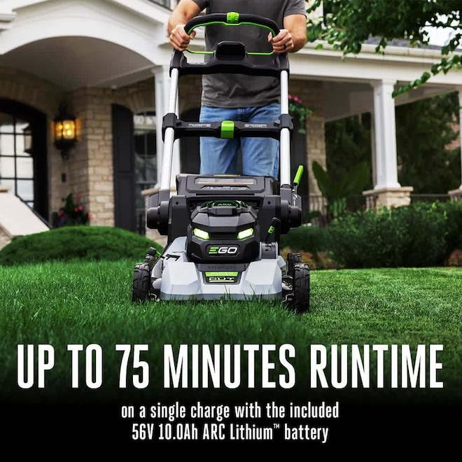 EGO POWER+ 56V Select Cut XP Brushless Cordless 22-in Self-Propelled Lawn Mower with 10.0Ah Battery