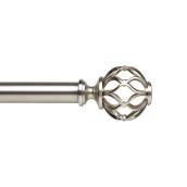 allen + roth Nicolas 36-in to 72-in Nickel Steel Rod