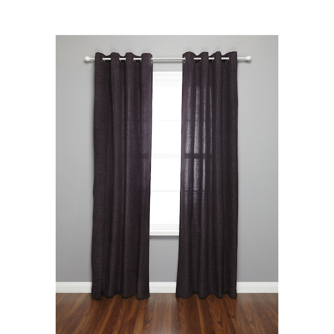 allen + roth 1-Pack - 36-in to 72-in - Steel - White Curtain Rod