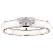 Designer Home Semi-Flush Mount with Integrated LED - Gloss Chrome