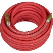 Crisp-Air Air Hose - Rubber - Hybrid - 3/8-in x 50-ft - Red