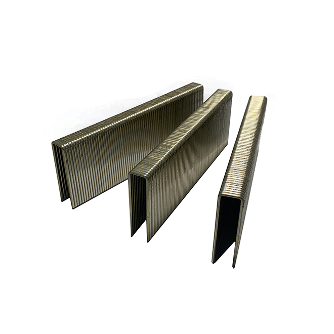 Agrafes de plancher acier galvanisé calibre 15,5 - 1,75 po x 0,5 po paquet de 1000