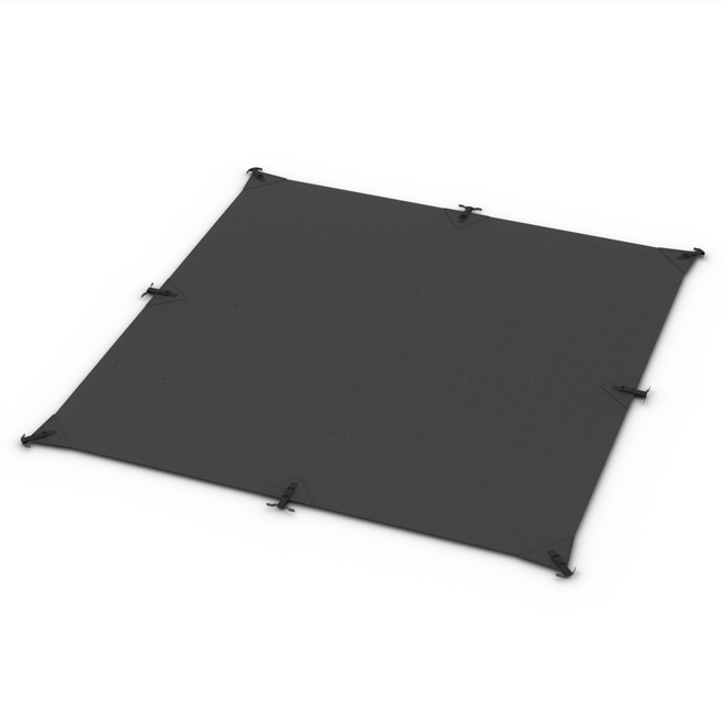 Toja Grid 8-ft x 8-ft Graphite Pergola Shade Cloth