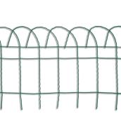 Garden Accents Steel Wire Fence - Roll - 14" x 20' - Green