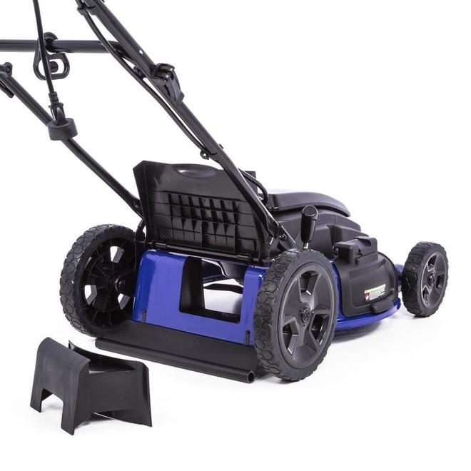 Kobalt 3-in-1 Electric Lawn Mower - 21-in - Steel - Blue/Black