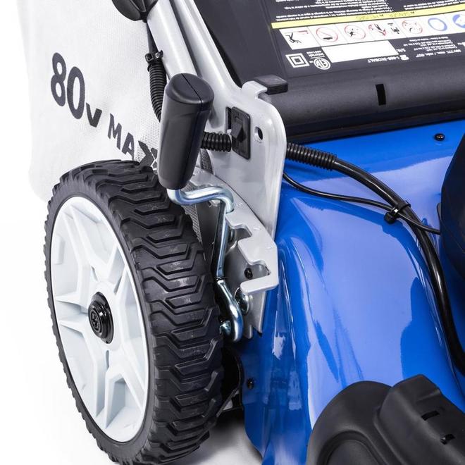 Kobalt Self-Propelled Lawn Mower - 80 V Battery - 21-in Deck - Brushless Motor