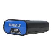 Batterie lithium-ion Kobalt rechargeable pour outils de jardin sans fil, 40 V, 5,0 Ah