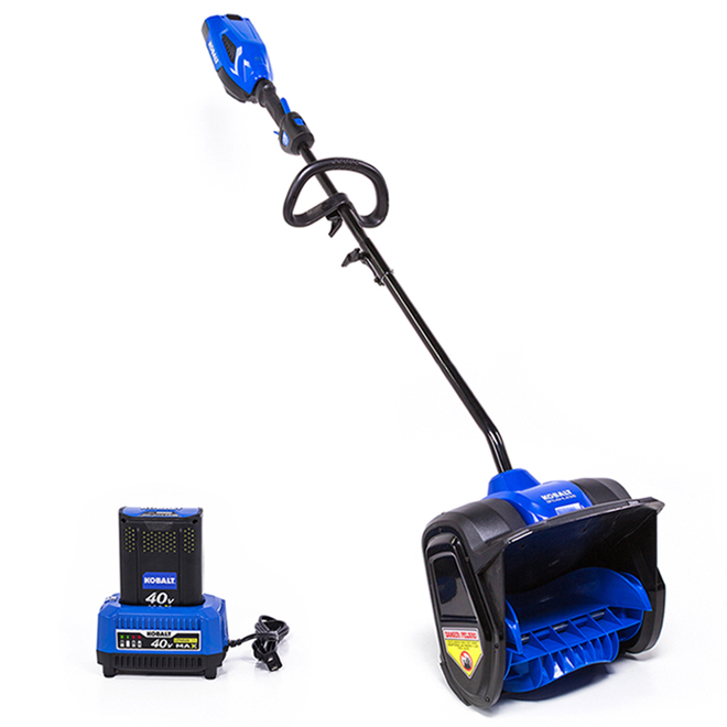 Kobalt 12-in Snow Shovel  w/1 X 4AH Battery And 2A Charger 40V
