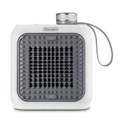 Delonghi Mini Heater Up to 100 sq. ft. White and Gray 5.9-in