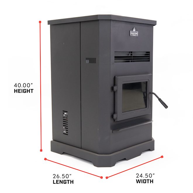 Master Forge 2500-sq. ft. Pellet Stove