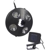 Fusion Products Umbrella Solar Lamp - White LEDs - Black Plastic