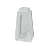 Fusion Products Triangle Lantern - Metal - 9-in - Bright White