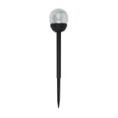 Moonrays Set of Solar Path Lights with Glass Balls - 15-in - Pack of 3