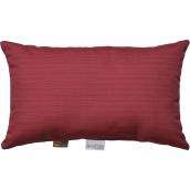 Allen + Roth Lumbar Cushion - Olefin Fabric - 12 x 20 x 4.5-in - Red