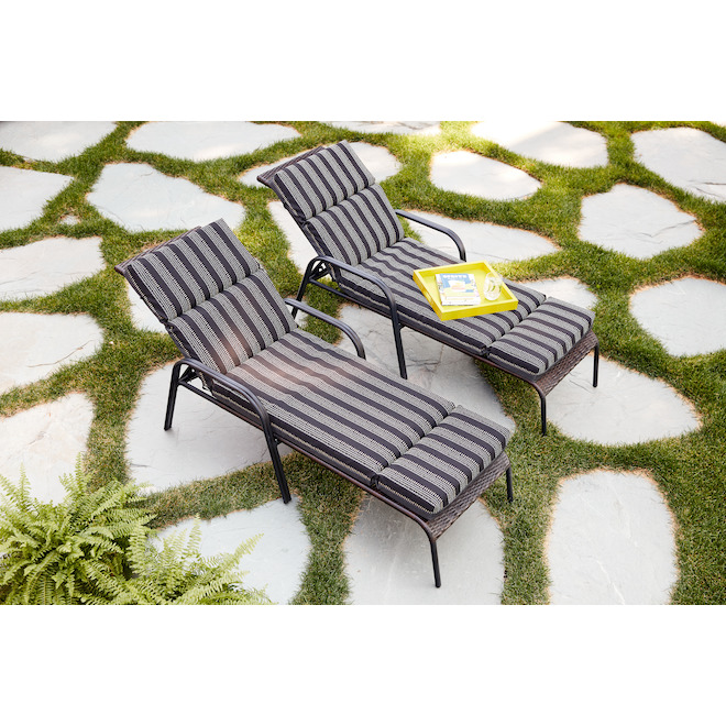 Garden Treasures Lounge Chair Cushion - 73-in x 23-in x 4-in