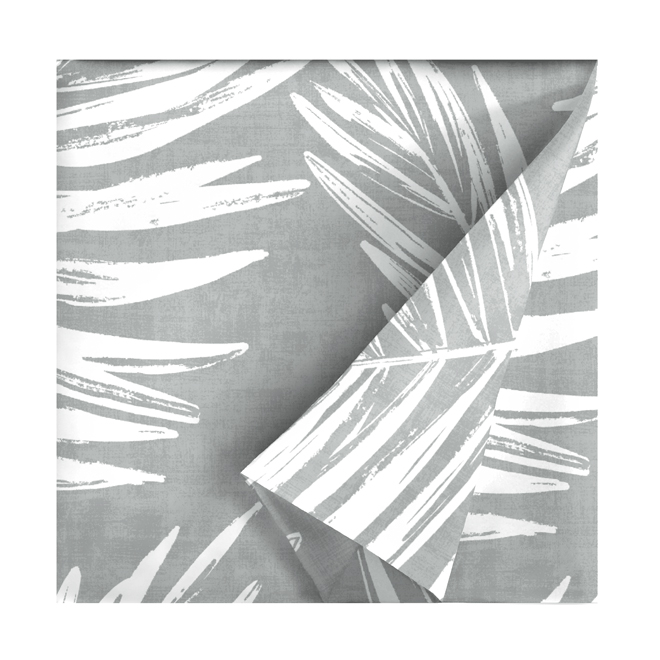 Landon & Co. Polyester 19 W x 18-in L Floral Grey Patio Seat Cushion