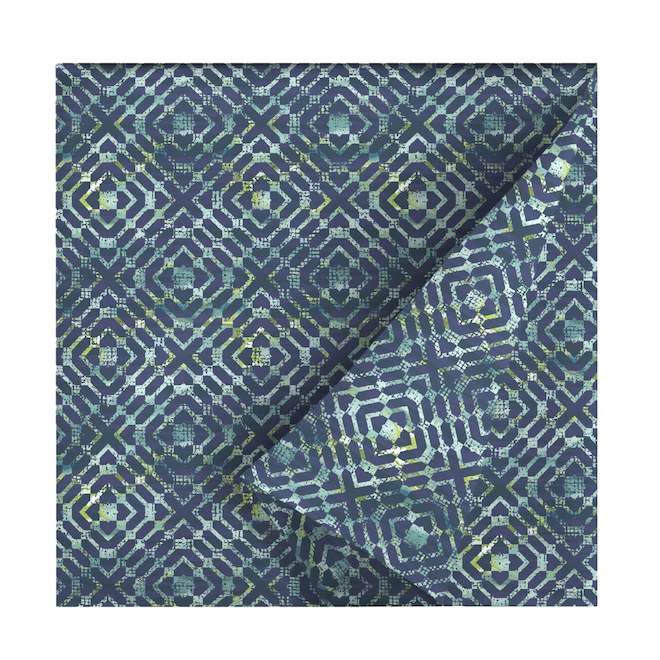 Landon & Co. 2-Piece Polyester 24-in W Teal Deep Patio Seat Cushions