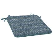 Landon & Co. Polyester 19 W x 18 L x 2.5-in H Blue/Teal Printed Polyester Outdoor Seat Cushion