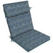 Landon & Co. Polyester 21 W x 24-in L 1-Piece Teal Patio Chair Cushion